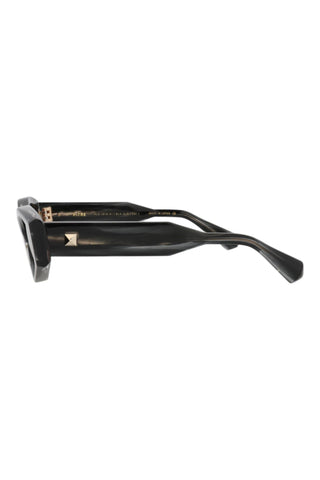 Valentino VLS TRANSLUCENT BLACK SWIRL/WHITE GOLD Sunglasses
