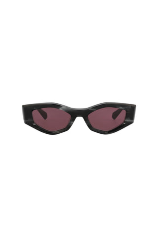Valentino VLS TRANSLUCENT BLACK SWIRL/WHITE GOLD Sunglasses