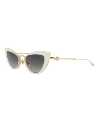 Valentino VLS TRANSLUCENT WHITE/LIGHT GOLD Sunglasses