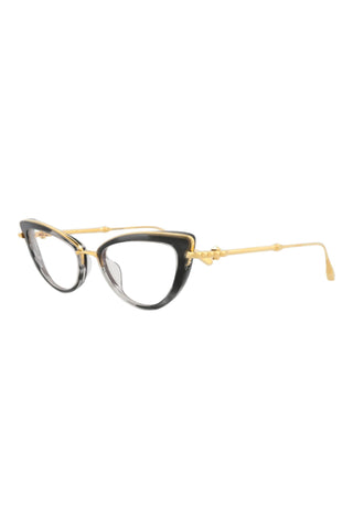 Valentino VLX Black Swirl/Yellow Gold Eyeglasses