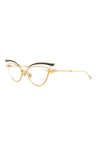 Valentino VLX Light Gold/Green Enamel Eyeglasses