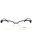 1436 - Matte Black/Gold/Clear demo lens