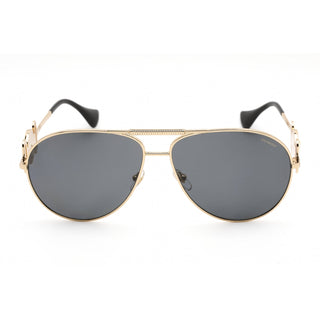 Versace 0VE2249 Sunglasses Gold/Polarized Gray-AmbrogioShoes