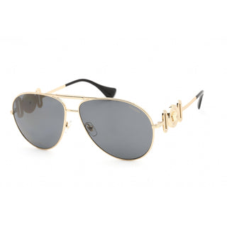 Versace 0VE2249 Sunglasses Gold/Polarized Gray-AmbrogioShoes