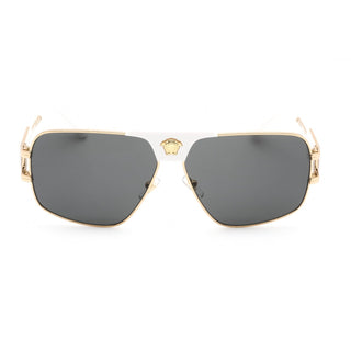 Versace 0VE2251 Sunglasses Gold/Dark Grey-AmbrogioShoes