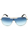 100019 - Silver  / Light Blue Gradient Dark Blue