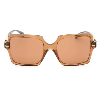 Versace 0VE4441 Sunglasses Transparent Brown / Brown Orange Metallic-AmbrogioShoes