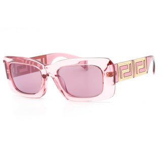 Versace 0VE4444U Sunglasses Transparent Pink/Violet Internal Silver Mirror-AmbrogioShoes