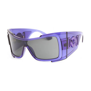 Versace 0VE4451 Sunglasses Transparent Purple/Dark Grey-AmbrogioShoes