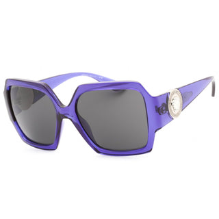 Versace 0VE4453 Sunglasses Violet/Dark Grey-AmbrogioShoes