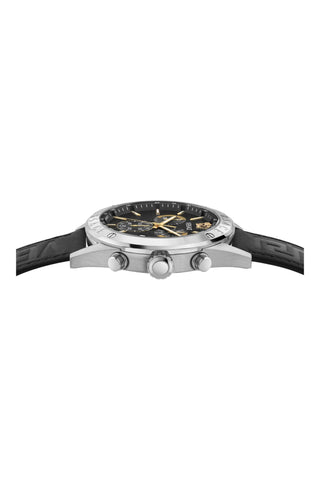 Versace Athletic Chrono Leather Strap