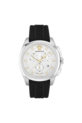 Versace Geo Chrono Strap Watch