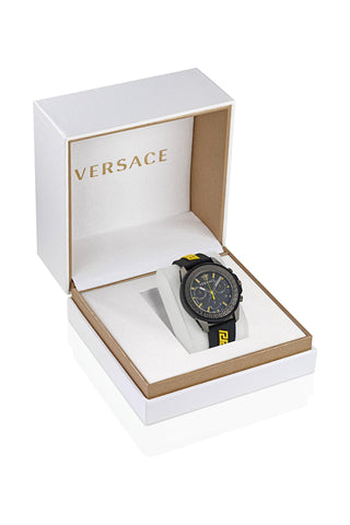Versace Greca Action Chrono Silicone Watch