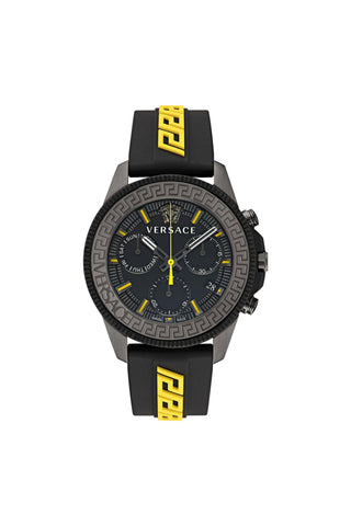 Versace Greca Action Chrono Silicone Watch