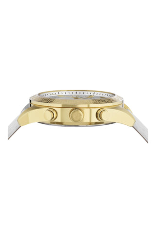 Versace Greca Chrono Leather Watch