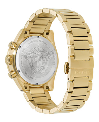Versace Greca Dome Chrono Bracelet Watch
