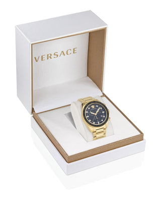 Versace Greca Dome Chrono Bracelet Watch