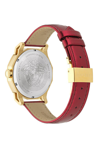 Versace Medusa Deco Leather Watch