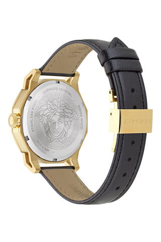 Versace Medusa Deco Leather Watch