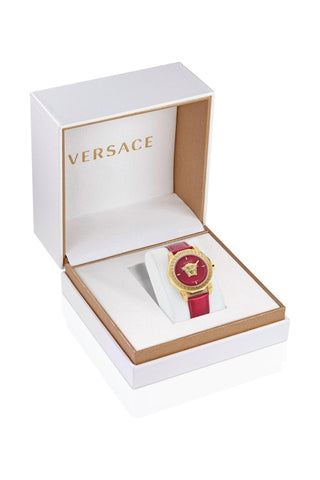 Versace Medusa Deco Leather Watch