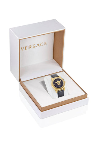 Versace Medusa Deco Leather Watch