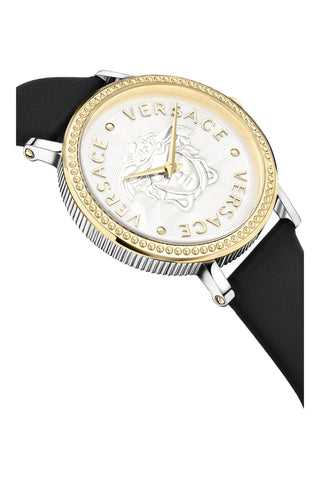 Versace V-Dollar Leather Watch