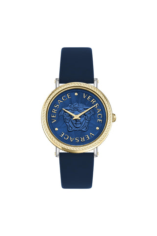 Versace V-Dollar Leather Watch