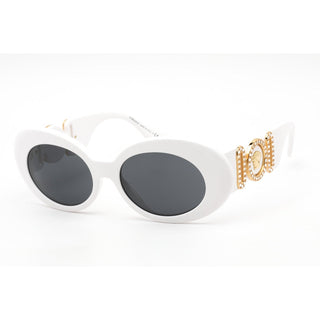 Versace VE4426BU Sunglasses White/Dark Grey Women's-AmbrogioShoes