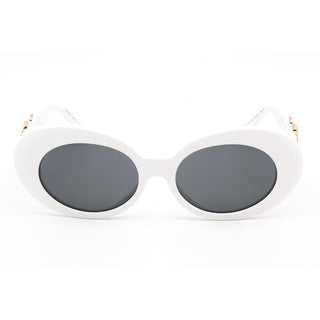 Versace VE4426BU Sunglasses White/Dark Grey Women's-AmbrogioShoes