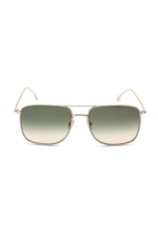 Victoria Beckham VB210SL Sunglasses Ivory / Green Women's (S)