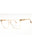 050 - TRANSPARENT BEIGE/Clear demo lens