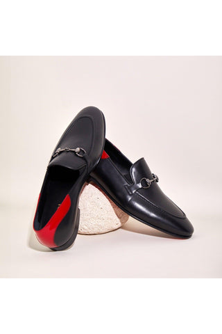 Vinci Maratea Leather Horse-Bit Loafer