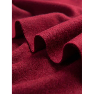 Wine, Burgundy Red Cashmere Wool Wrap Scarf Unisex-AmbrogioShoes