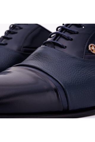 Vinci Rockwell Leather Oxford - Navy