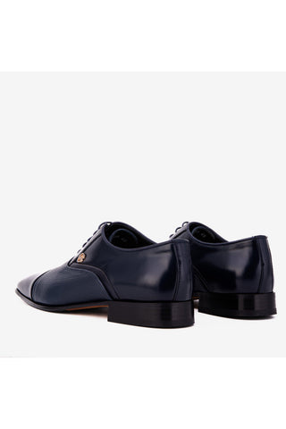 Vinci Rockwell Leather Oxford - Navy
