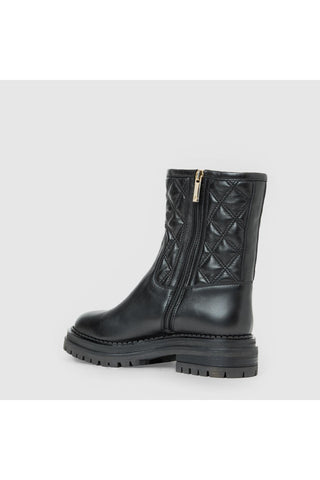 Aquatalia Zema full leather ankle boot in Black - view 4