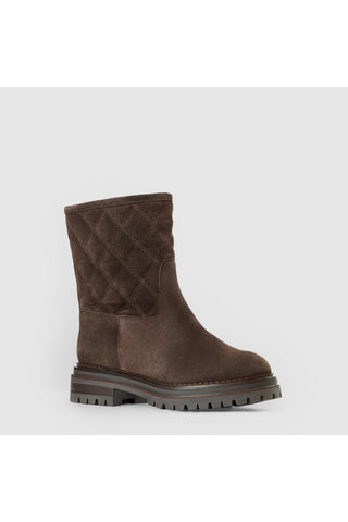 Aquatalia Zema suede ankle boot in Espresso - view 2