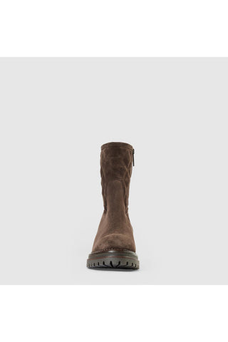 Aquatalia Zema suede ankle boot in Espresso - view 5