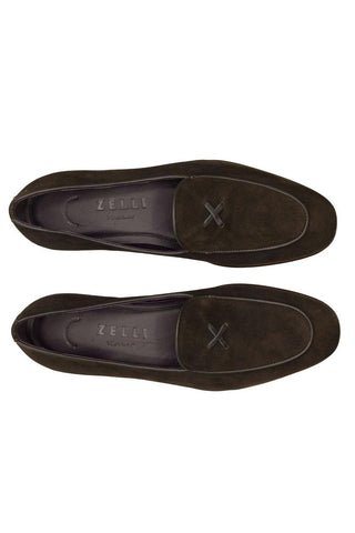 X Suede Loafer - Nicotine