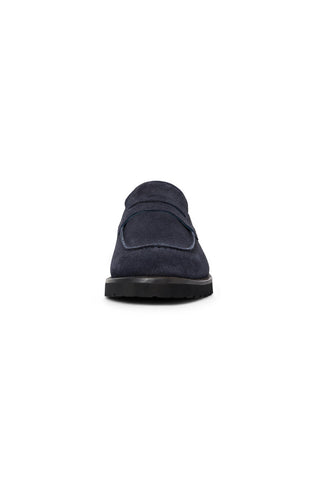 Zeri Suede Penny Loafer-Dellamoda