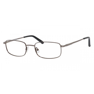 Lunettes de vue Adensco Ad 108 Gunmetal / verres de démonstration transparents pour hommes