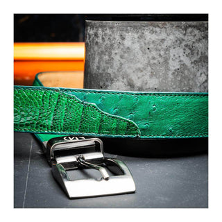 Marco Di Milano Ostrich Belt - Green