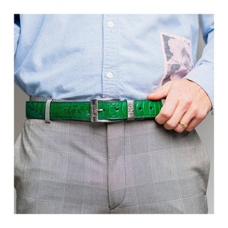 Marco Di Milano Ostrich Belt - Green