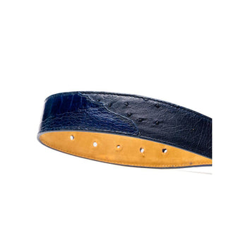 Marco Di Milano Ostrich Belt - Navy