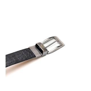 Marco Di Milano Ostrich Belt - White & Black