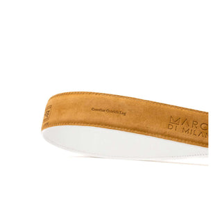 Marco Di Milano Ostrich Belt - White