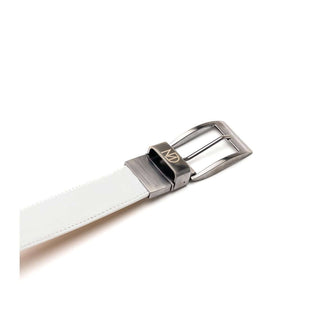 Marco Di Milano Ostrich Belt - White