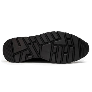 Marco Di Milano Alonzo Men's Shoes Navy Genuine Caiman Crocodile Casual Sneakers (MDM1165)