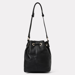 Andre Assous Bella Black leather bucket handbag view 2