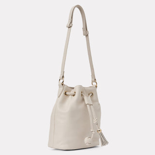 Andre Assous Bella Bone leather bucket handbag view 3